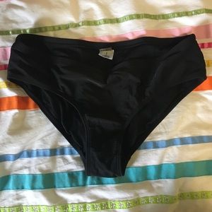 Black swimsuit bottoms